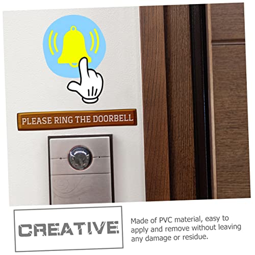 ORFOFE Adesivo de interruptor de 3 folhas para interruptor de luz, adesivo decorativo para painel de