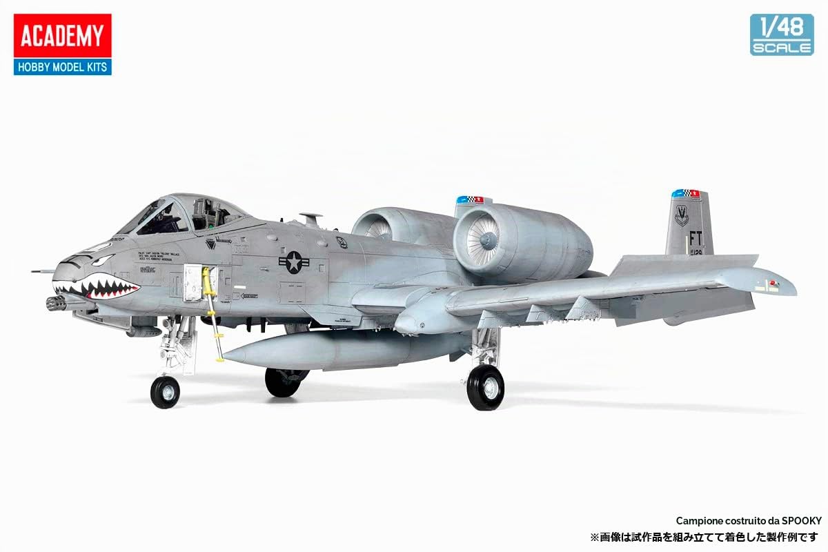 Academy 120116 492348 1/48 USAF A-10C 75Th Fs Flying Tigers, Multicolore