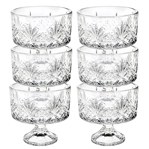 Godinger Glass Tasters Mini Trifle Bowls Dessert...