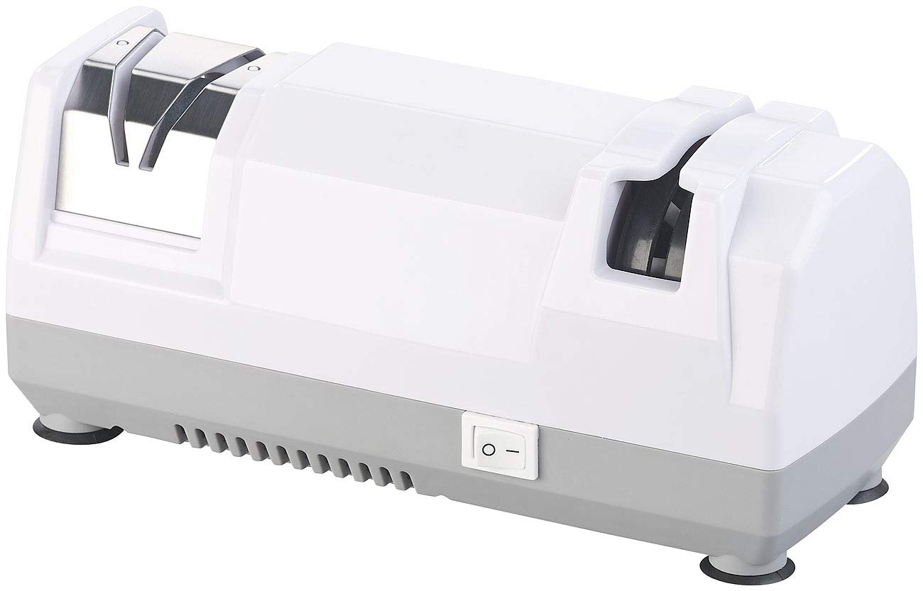 Rosenstein & Söhne Elektrischer Diamant-Messerschärfer 40 W Grob- und Feinschliff