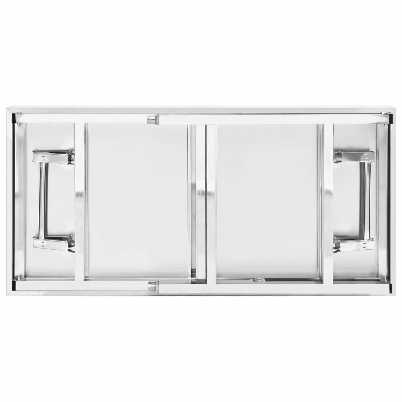ShGaxin Mesa de Trabajo para Cocina con Estante Acero INOX 120x60x145cm, Mesa De Cocina Comercial, Repisa Acero Inoxidable Cocina, Mesa Acero Inoxidable