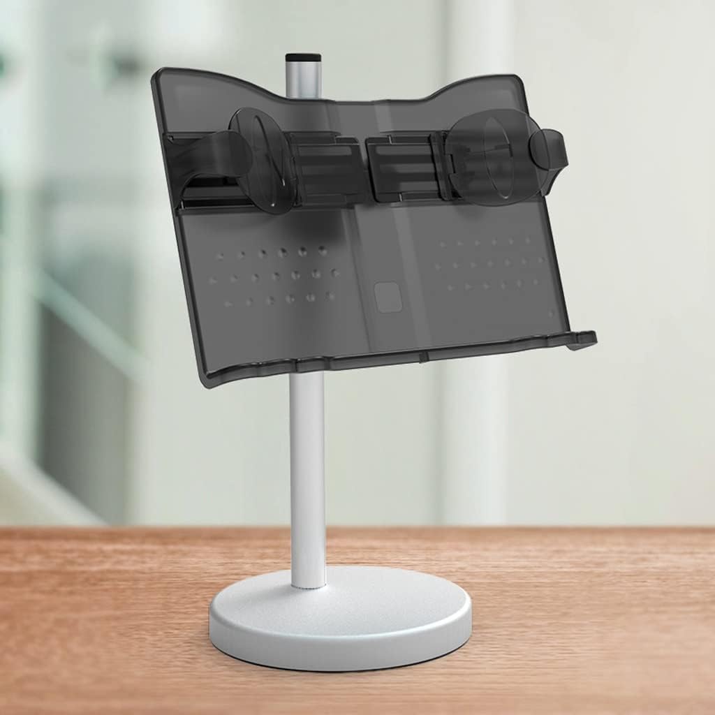 Lifting Reading Rack Multi-Functional Bookshelf Desktop to Protect Eyesight(Transparent Blue)