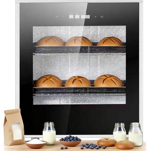 EXSHUING Chambre de Pousse électrique 40L, contrôle précis température et humidité, Usage Pro ou Maison, Acier Inoxydable Durable et Facile à Entretenir