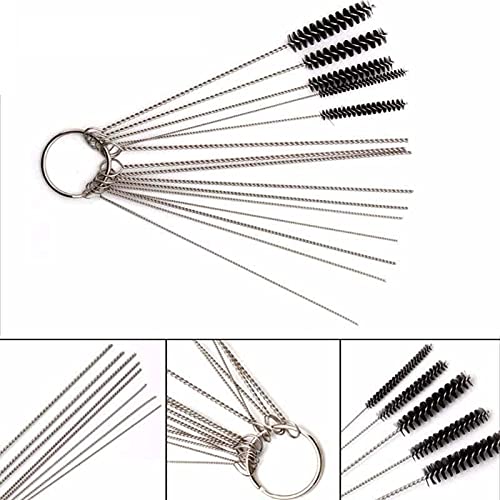 Radhax Carburetor Gasket Car Motorcycle Carburetor Care Cleaning Whit 10 Cleaning Needles + 5 Brushes Tool Kits For Auto Engine Care Cleaning Carburetor Kit #TOP1