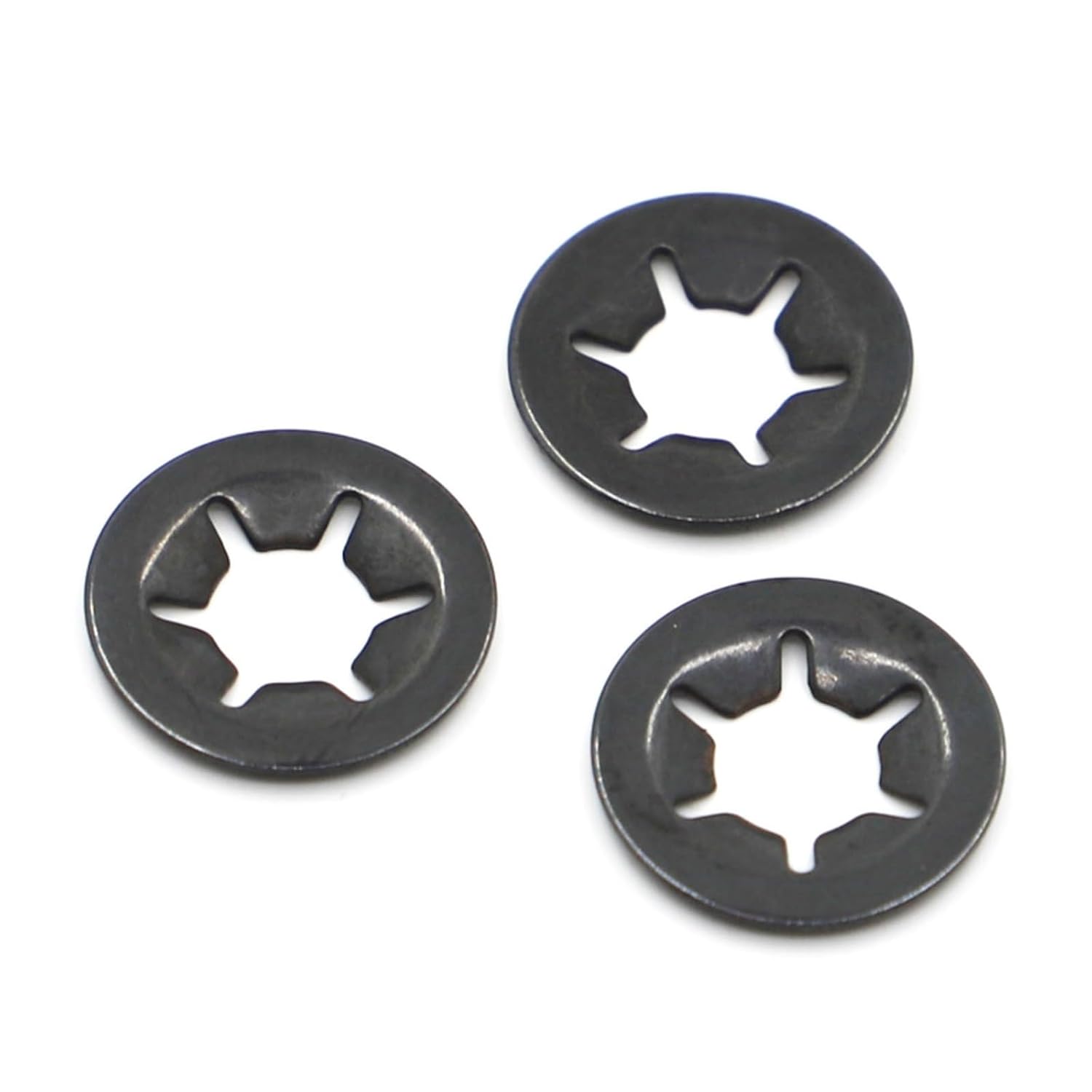 Nut,10Pcs M2 M2.5 M3 M4 M5 M6 M8 M10 M12 Star Lock Bearing Retaining Rings Flower Washer Clip(M8)