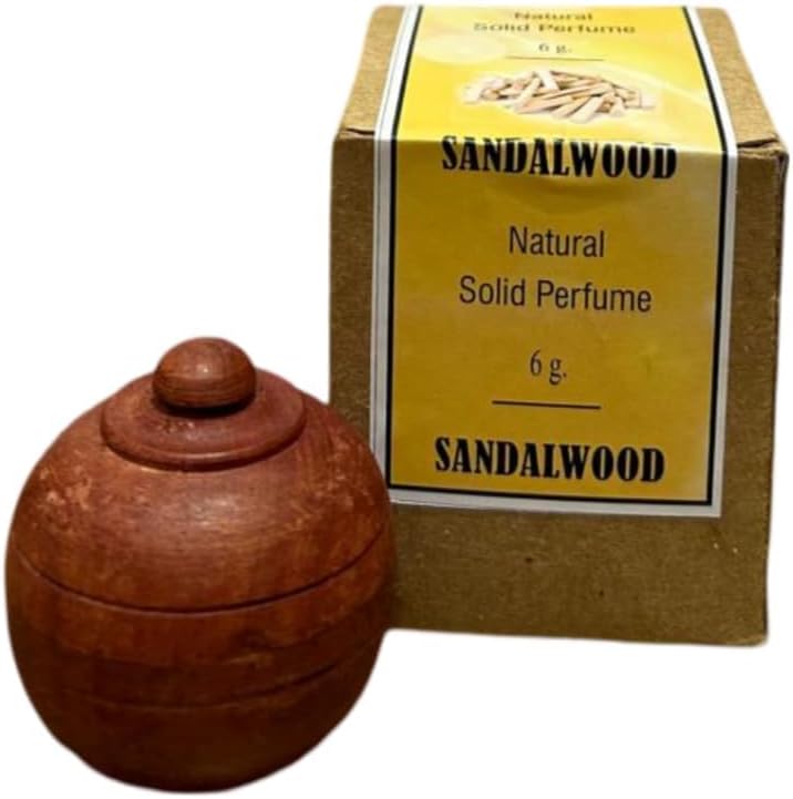 Natural Solid Perfume Black Magic Long Lasting Fragrance in Wooden Jar for Men and Womens- 6 gm, (Pack of 1) image 4
