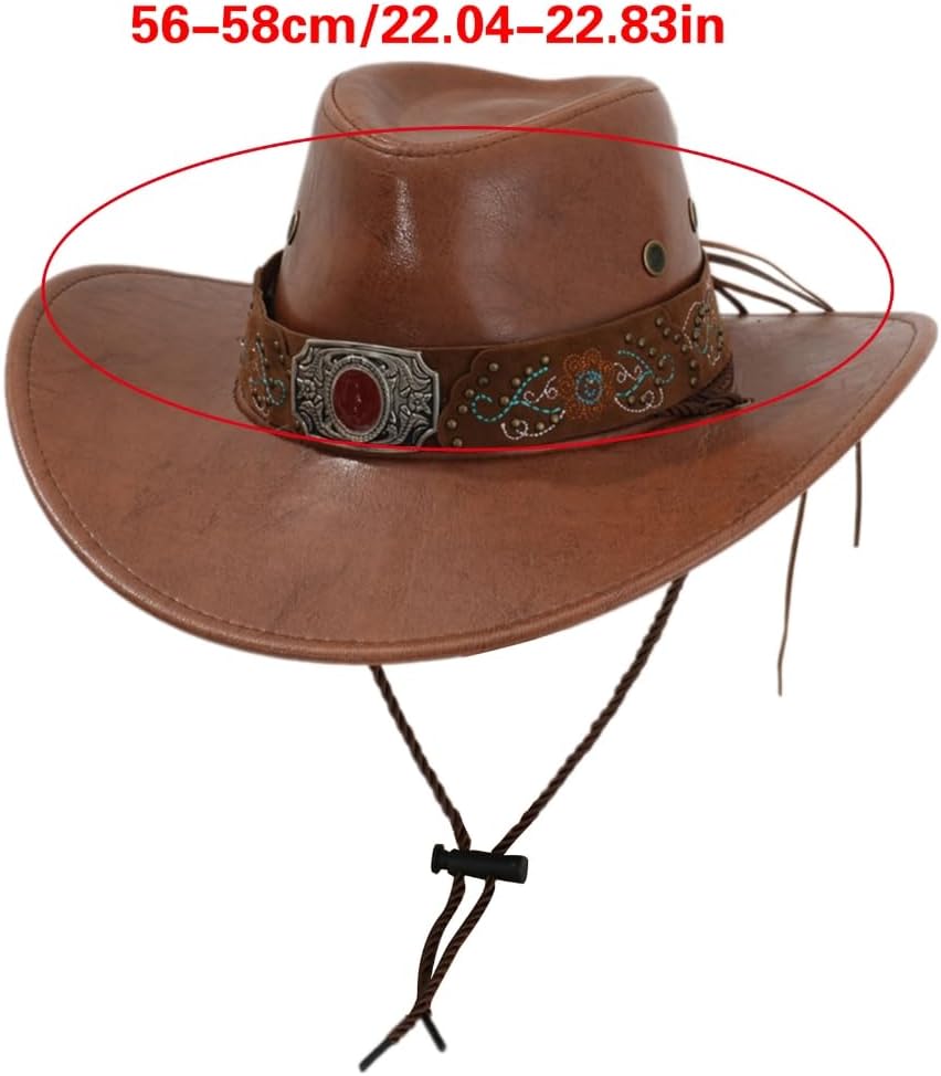 Western Gemstones Band Hat Equestrian Riding Hat Stage Show Accessory Hat
