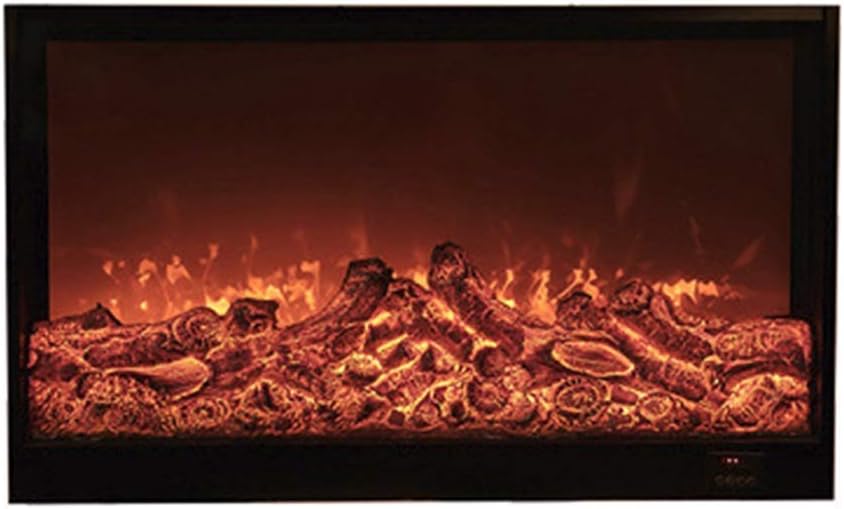 Electric Fireplace Heater Stove Living Room Burner Wall Electric Fire with Flames and Can Be Inserted 1000x600x180mm