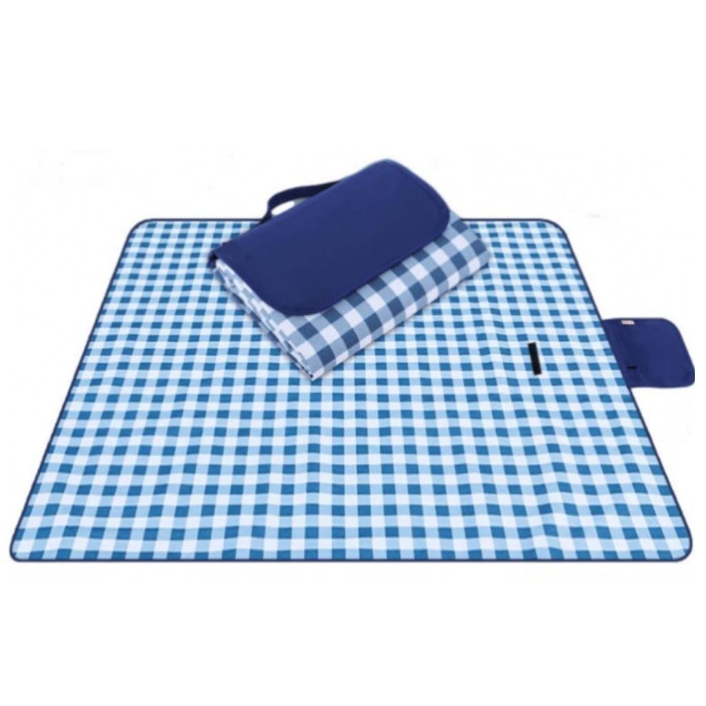 Telo Picnic Coperta da Picnic Portatile for Esterni, 79 x 59 Pollici Coperte Spiaggia Tappetino Impermeabile antisabbia Pieghevole Tappetino Esterno(H)
