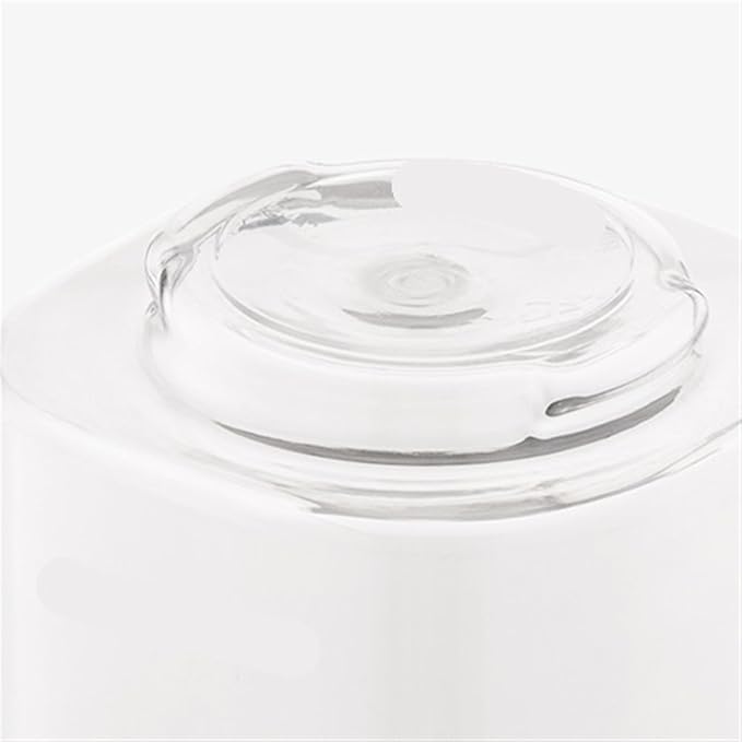 Recipiente para café de vidrio transparente con tapa miniatura 5