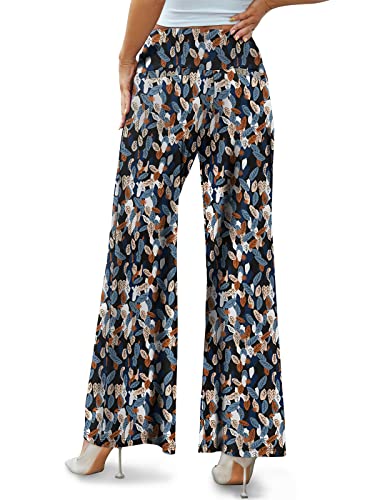 Arolina Women's Stretchy Wide Leg Palazzo Lounge Pants Casual Comfy High Waist Palazzo Pants