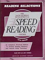 The Sack-Yourman Developmental Speed Reading Course 0886711932 Book Cover