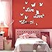 Produktbild FENSIN wandaufkleber Live Laugh Love Quote Removable Wall Art Stickers Mirror Decal DIY Room Decor D,wandaufkleber Spiegel 3D