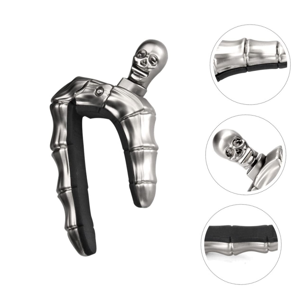 ibasenice 2piezas Capo De Guitarra De Lujo Diseño De Calavera Fácil y Material Duradero Para Guitarra Clásica Eléctrica y Ukelele