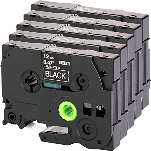 5x Nastro Tape Cassette per Brother TZe - 335 12