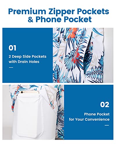 maamgic 5inch Mens Swim Trunks with Compression Liner 2-in-1 Swimming Shorts Stretch Quick Dry with Zipper Pockets3