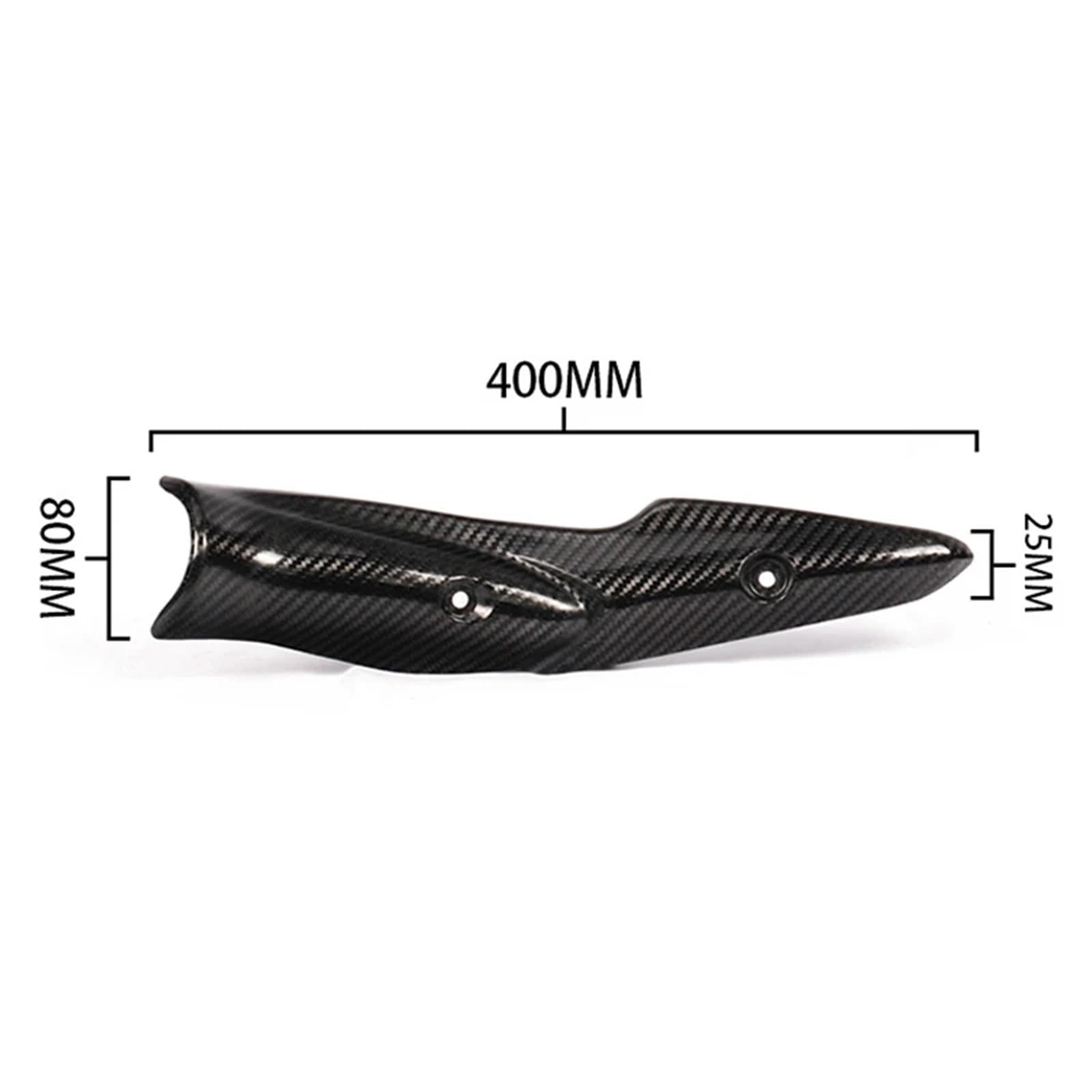Osłona termiczna Osłona termiczna wydechu z włókna węglowego, osłona tłumika wydechowego chroniąca przed oparzeniami, pasująca do Kawasaki Z900 Rura wydechowa Osłona cieplna