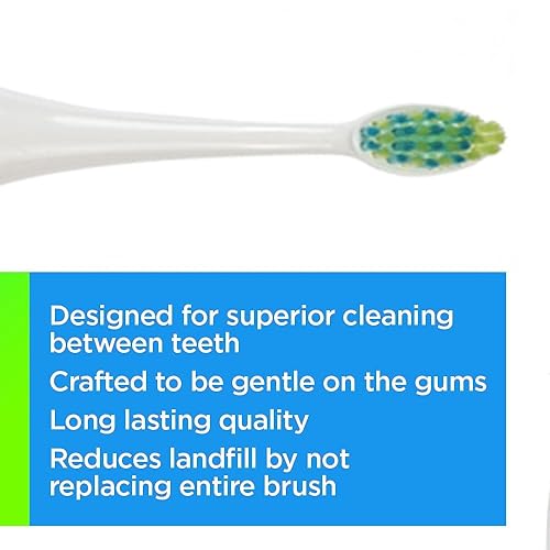 Miniatura 5 de Voom Sonic Pro 7 Series - Cabezales de cepillo de repuesto, tecnología avanzada de cerdas de nailon Dupont, cuidado bucal, color blanco, 6 unidades
