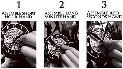 LXWLXDF-Horloge Murale pour La Maison, Horloge Murale, The Beatle – Idée Cadeau for Les Fans Beatle, la Main Accueil Horloge Murale - Les Beatles, Paul McCartney, John Lennon, RIngo Starr, George Harrison LXWLXDF-Horloge Murale pour La Maison, Horloge Murale, The Beatle - Idée Cadeau for Les Fans Beatle, la Main Accueil Horloge Murale – Image 4