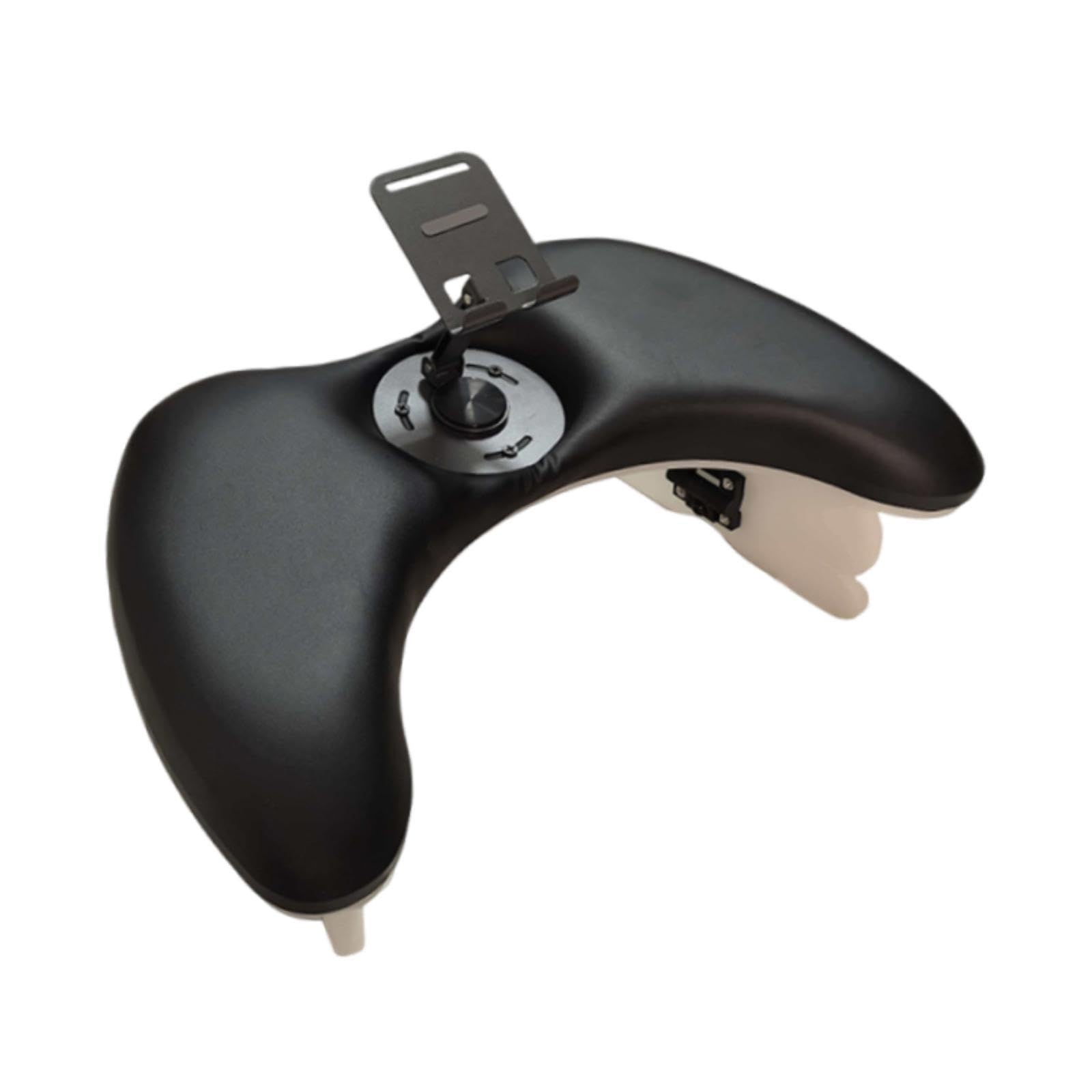 Cuscino per Manicure Poggiapolso Poggiabraccio Unghie Cuscino Manicure Pieghevole Altezza Regolabile PU Comodo per Trattamento Lungo Adatto a Salone S, Nero con Staffa