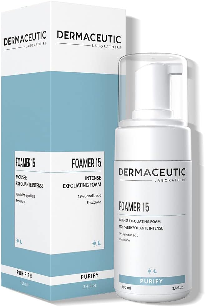 Foamer 15 - Gentle foaming cleanser - Brightening face wash - Exfoliating cleanser for a clear and bright complexion - 100ml