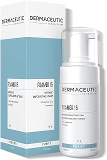 Dermaceutic Foamer 15 - Gentle foaming cleanser - Brightening face wash - Exfoliating cleanser for a clear and bright complexion - 100ml