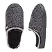 Muk Luks Men's Gabriel Clog Slippers, Black, Small M US