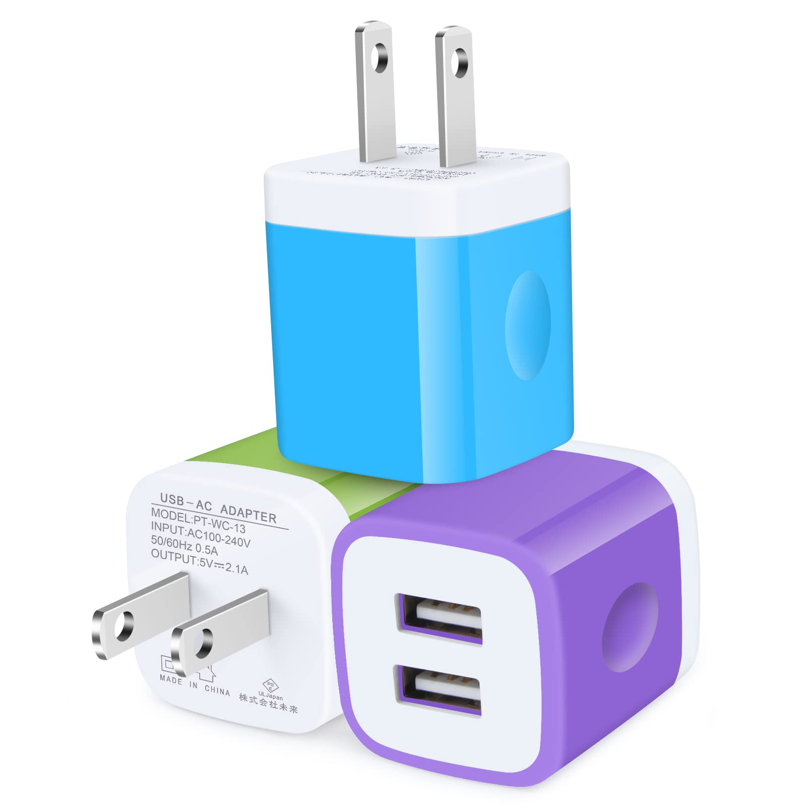 Amazon | Hootek USB コンセント 2ポート USB 充電器 ACアダプター 2.1