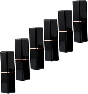 6 tubos de brillo de labios recargables, eleg...