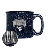 Rico Industries NCAA West Virginia Mountaineers Tribute 12oz Laser Engraved Campfire Mug