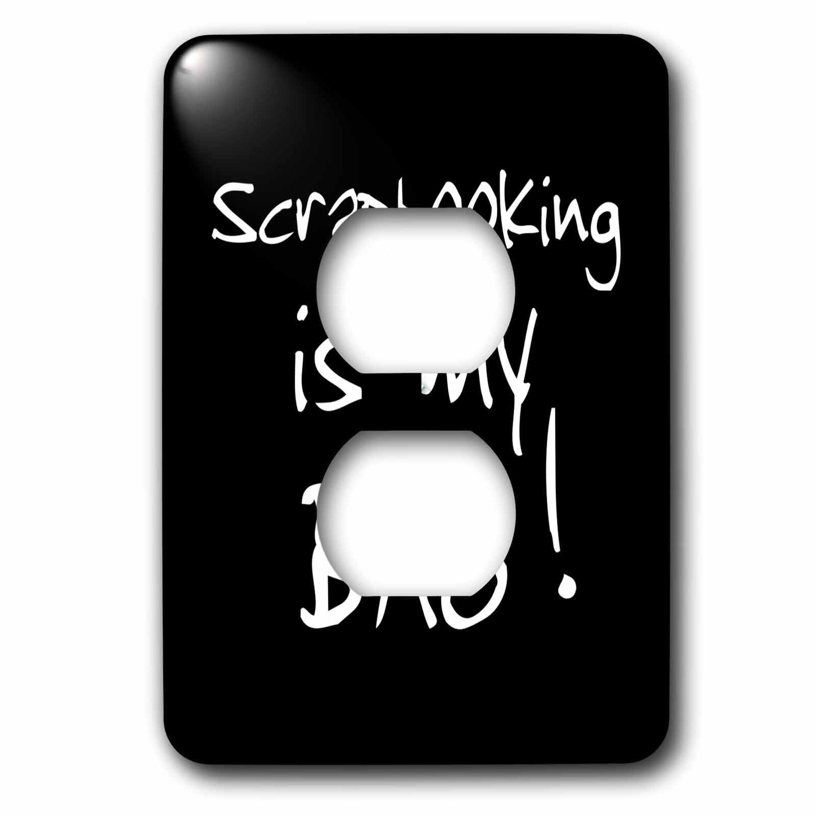 Scrapbooking is my bag interrupteur thématique pour atelier créatif mural