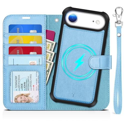 TUCCH iPhone Air Ή P[X蒠^ 2 in 1  6.5C` Xgbvt O RFIDubLO 4J[h|Pbg uX^h@\ Ռz Sʕی PU ӂ Air Ή gуP[X 2025