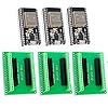 DUBEUYEW ESP32S ESP32 Placa de Desarrollo 2.4GHz Dual-Mode WiFi+ Bluetooth Dual Cores Microcontroller Processor, con Tres Placa Breakout(38pin Combination sets-3PCS)