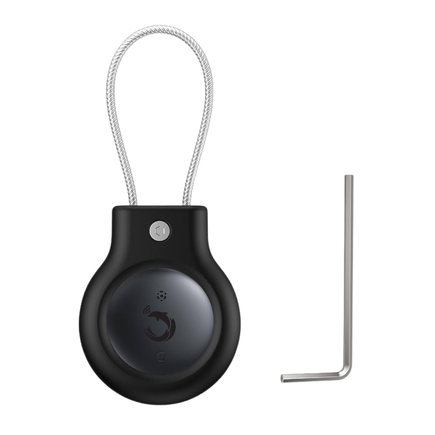 SmartLock Cadenas de suivi des bagages approuvé par la TSA - Compatible avec Apple Find My App, Bluetooth GPS Tracker, batterie remplaçable non rechargeable, localisateur d'objets perdus pour voyage