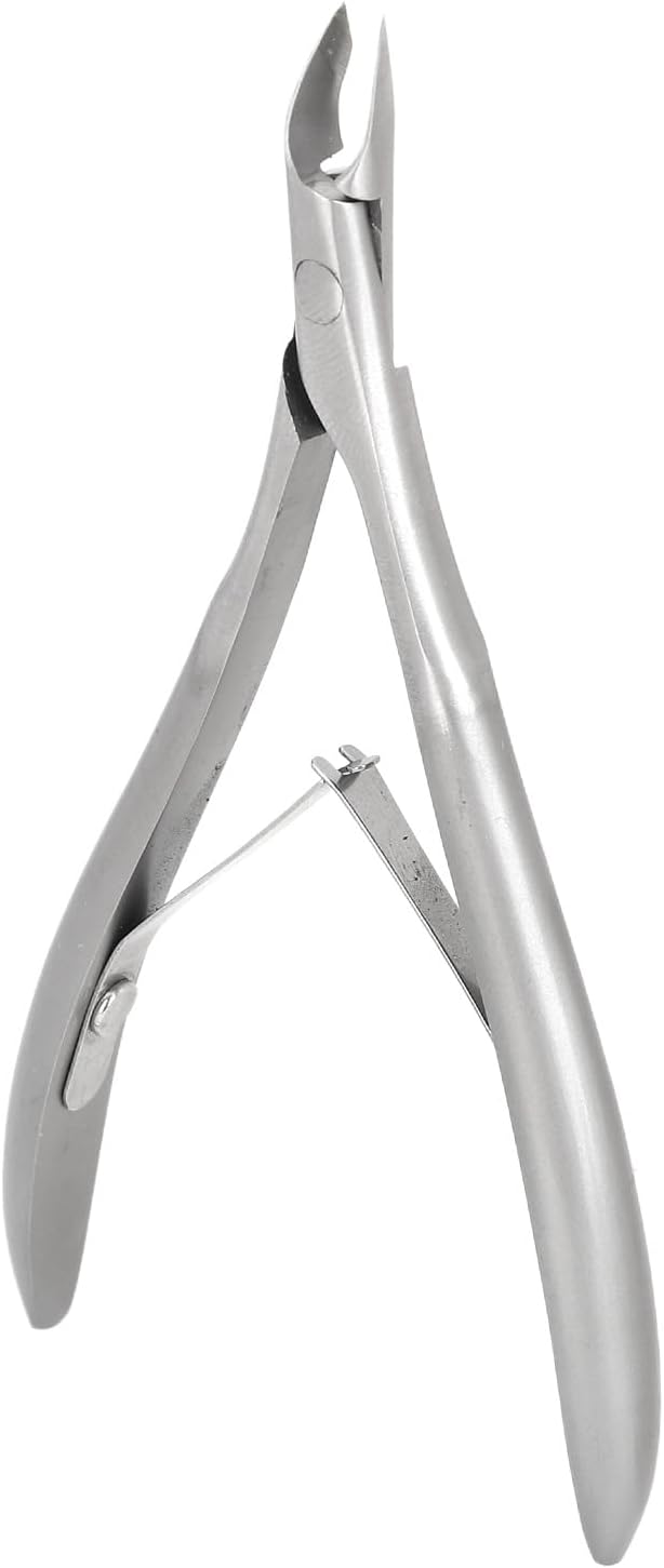 Stainless Steel Manicure Cuticle Scissors with Protective Sleeve, Ergonomic Handle for Comfortable Grip, Tight Biting for Dead Skin Removal, Durably and Proof