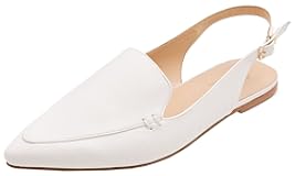 Pointed Toe Casual Slingback Flat Mules Women&apos;s Fashion Buckle Strap Slide Summer Slippers