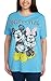 Disney Plus Size T-shirt Mickey & Minnie Mouse Glasses Glitter Print Blue 2X