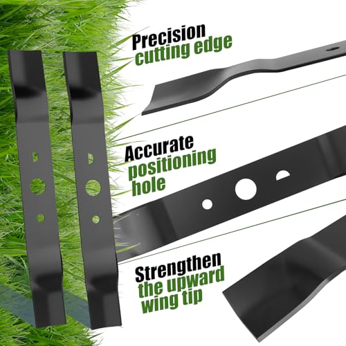 16-Inch Lawn Mower Blade, for Ryobi RY40112A, RY40140, RY40100, 4PCS ﻿ by Succell - Used condition - Image 3