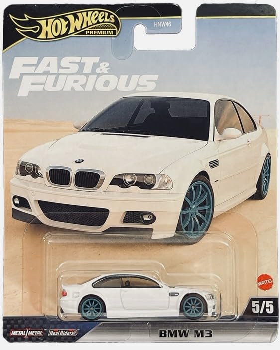 Hot Wheels Premium Fast and Furious BMW M3 (Blanco) miniatura 1