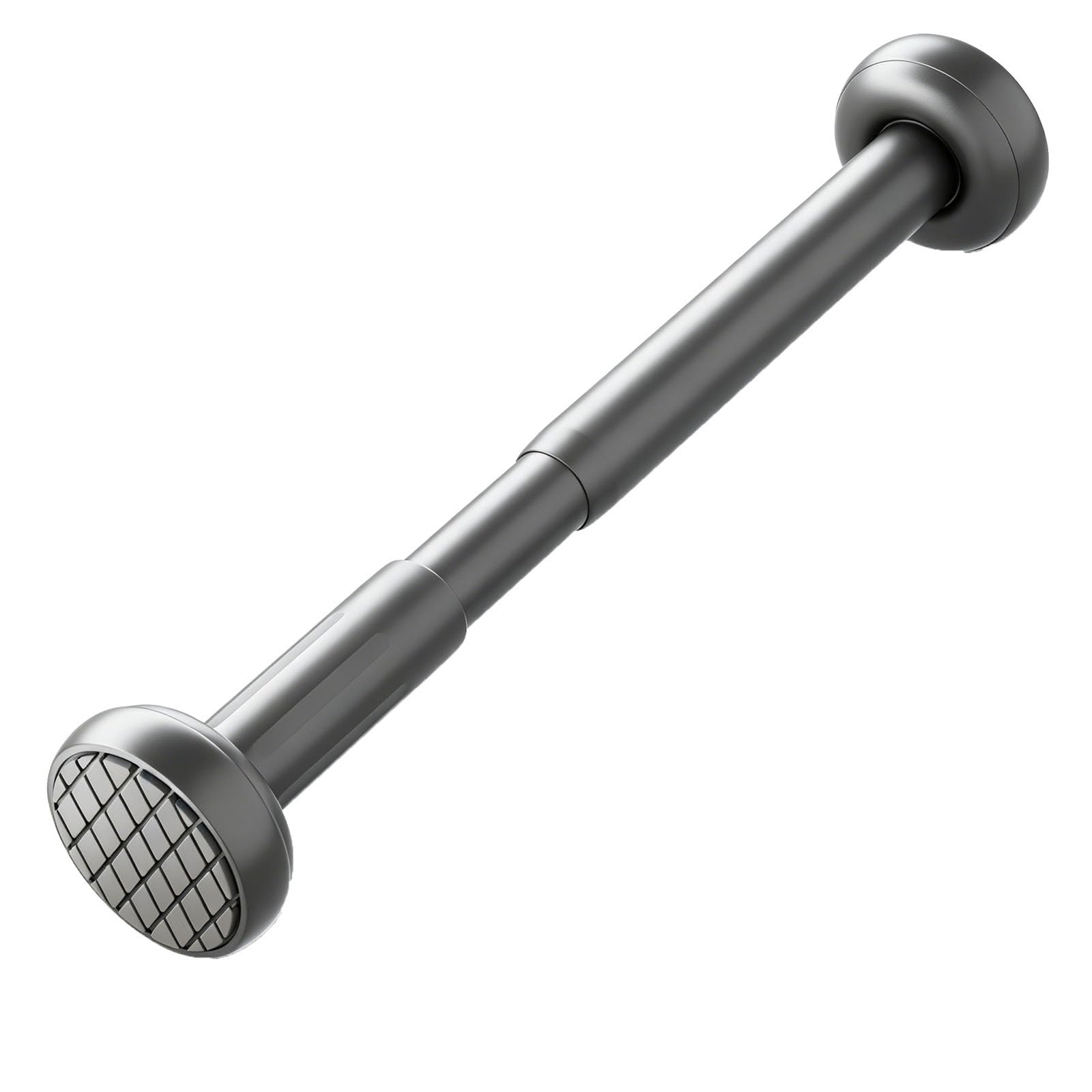 Closet Rods for Hanging Clothes, Tension Curtain Rods, Easy to Assemble and Disassemble, Suitable for Use in Wardrobes, Bay Windows, and Balconies(Grey,70-120cm/27.6-47.2in)