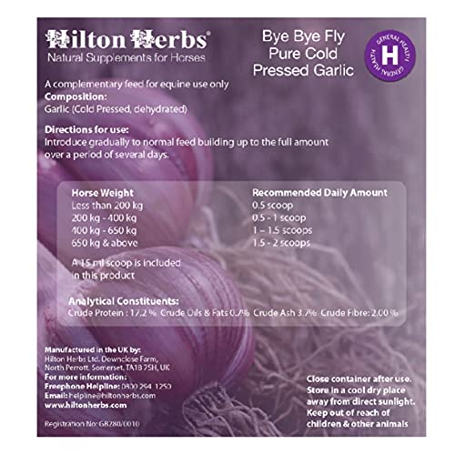 Hilton Herbs 2.2 LBS Bye Bye Fly Pure Garlic Granules. Unique Herbal Formula Supports Healthy Respiration thumb #1
