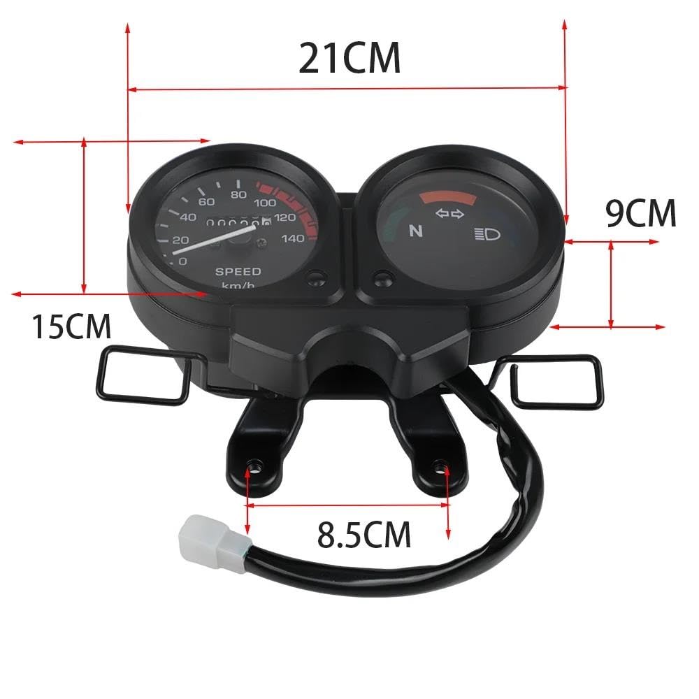 バイク スピードメーター に適合する ヤマハ に適合する CRUX STX 125 バイク用 スピードメーター オドメーター タコメ