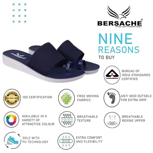 Image of BERSACHE Extra Soft Classic Casual with Regular wear with Ultra Soft & Flexibility Technology Slipper for Women's