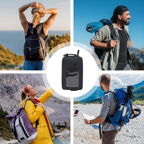 Tyinerc de Cintura para Dinero,s de Cintura para Dinero en Efectivo,Monedero de Nailon - compacta para Dispositivos de Utilidad, Impermeable, pequeña Herramienta, riñonera para Acampar al Aire Libre, - imagen 4