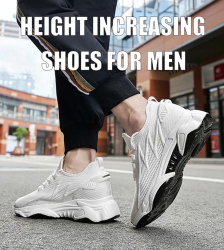 Hrtesus Tallure Sneakers 4"/3"/2.4" Taller Elevator Shoes for Men Women Height Increasing Boosting Shoes Invisible Breathable Non-Slip2