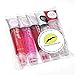 The Make-Up Artist Project 5 Pack Variety Bundle of Lip Gels With Viatmin E - Clear, Rosehip, Strawberry, Cherry, and Bubble Gum Hydrating Lip Glosses