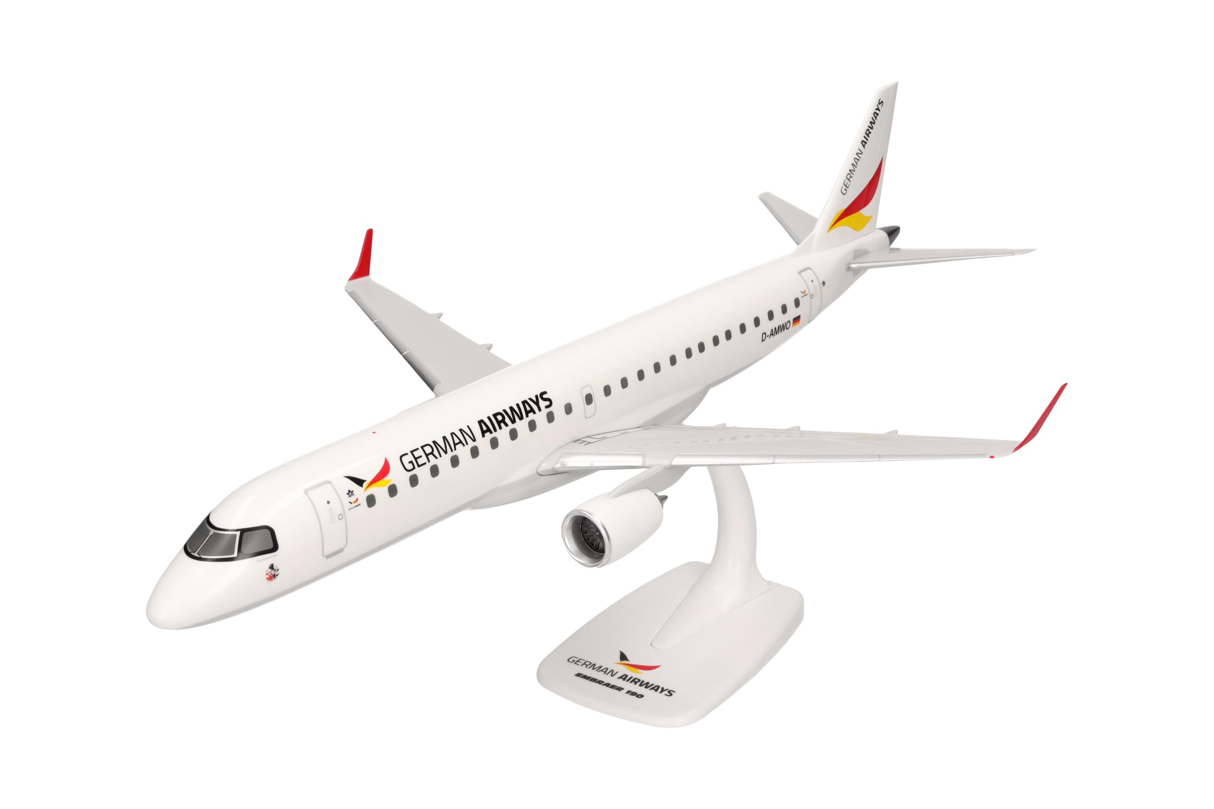 Amazon.com: Herpa Snap-fit Airplane Model Embraer E-190 German