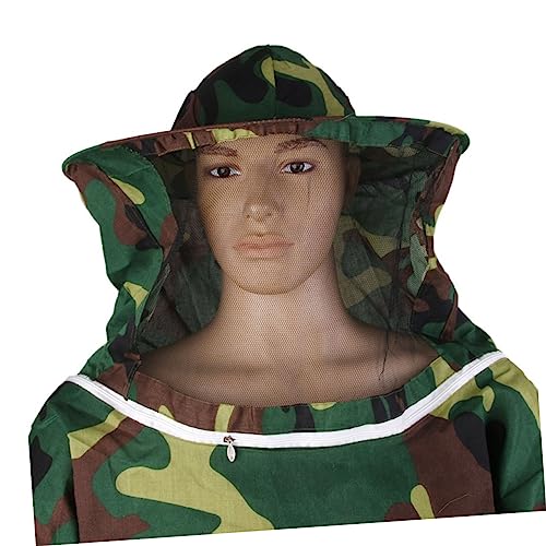 Ipetboom Terno De Apicultura Véu Apícola Traje De Proteção Para Apicultura Terno De Véu De Abelha Eq