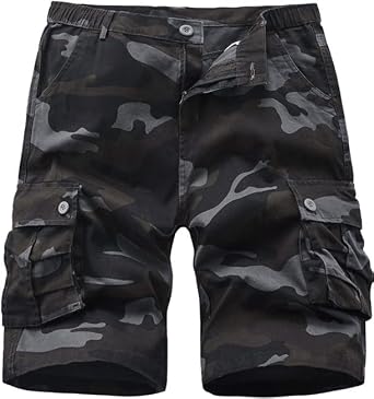 ELETOP Men's Cargo Shorts Relaxed Fit 