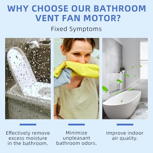 image for AMI PARTS Universal Bathroom Vent Fan Motor Kit SM550 Electric Motors 